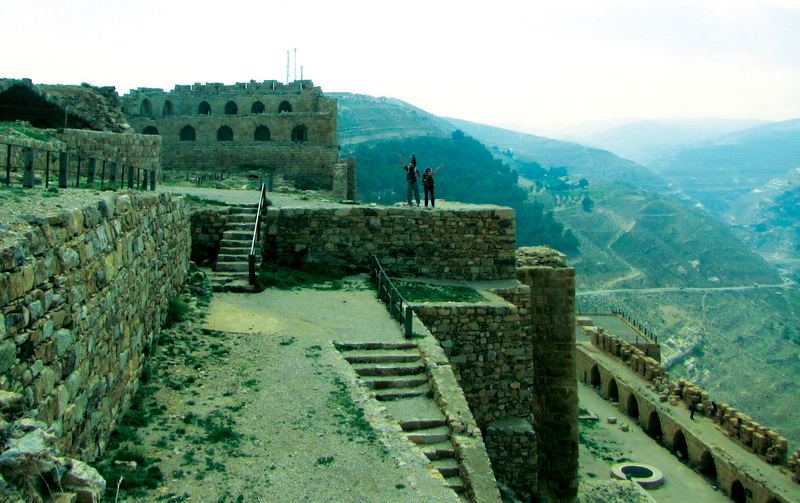 Atop the Karak crusader castle