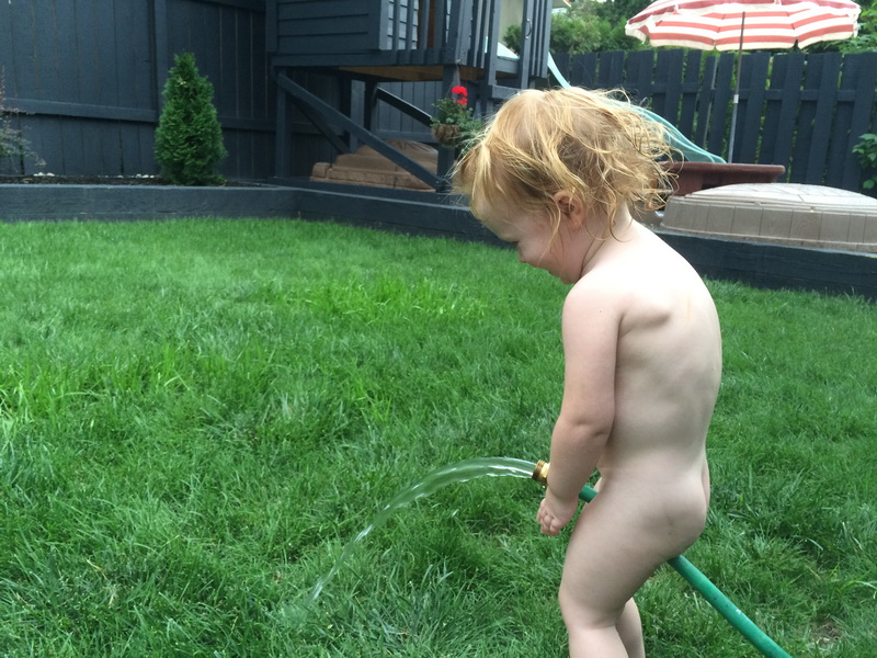 Arwen and the hose