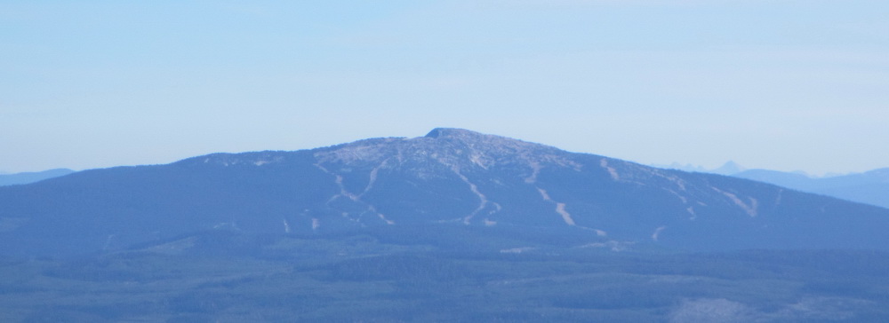 View of Big White from Little White